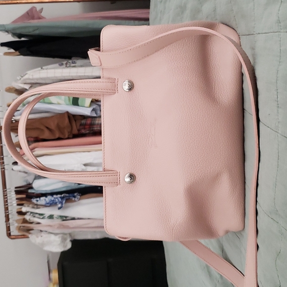 Longchamp Handbags - Longchamp pink leather handbag